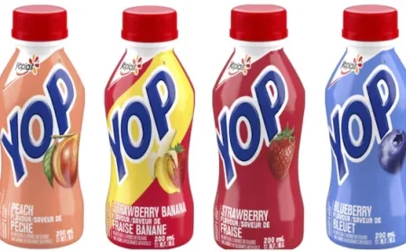 Canada Recalls Yoplait Yop Yogurts Over Plastic Contamination Concerns