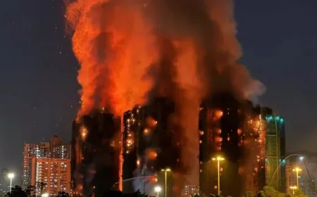 Fire Erupts in Hong Kong Residential Complex, Killing 13