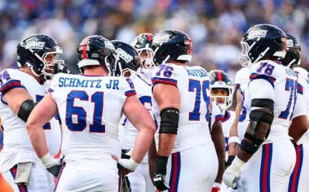 Giants Unveil Week 13 Unofficial Depth Chart Against Patriots