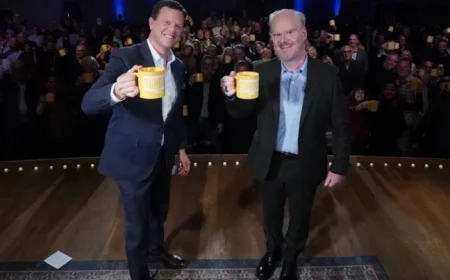 Jim Gaffigan Captures Sunday Mug Shot with Fans at Sitdown Live