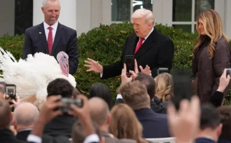 Trump Pardons Turkeys at Annual Ceremony: NPR