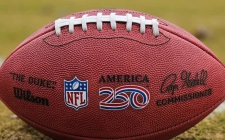 NFL Celebrates U.S. 250th Birthday with Commemorative Footballs