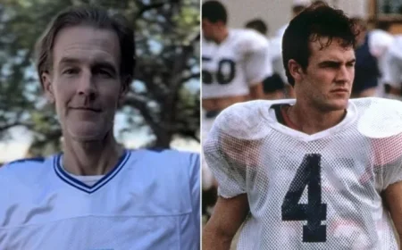 James Van Der Beek Auctions Varsity Blues Jacket for Cancer Charity