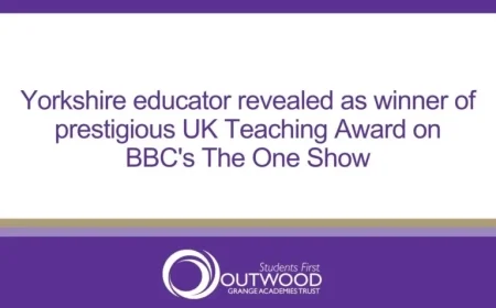 Yorkshire Teacher Wins Prestigious UK Teaching Award on BBC’s The One Show