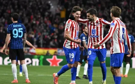 Live: Atlético Madrid vs. Inter Milan – Champions League Showdown