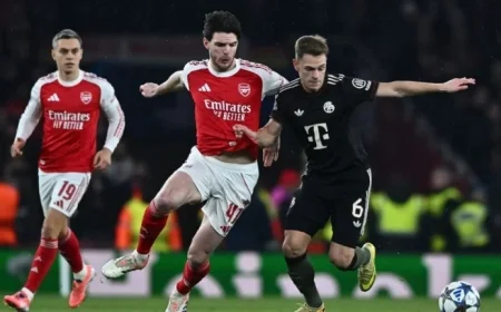 Champions League Clash: Arsenal vs Bayern, PSG vs Tottenham Live Updates