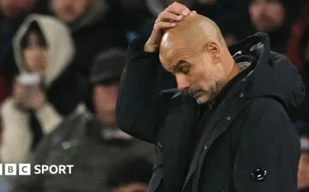 Guardiola Regrets Defeat After 10 Lineup Changes