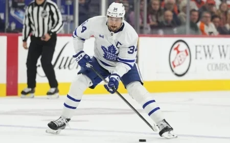 Matthews Set for Maple Leafs Comeback Against Blue Jackets