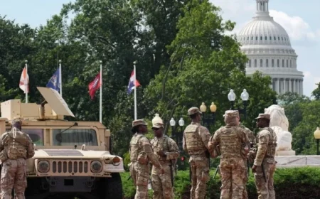 Trump Deploys 500 National Guard Troops to D.C. Following Shooting, Hegseth Reports