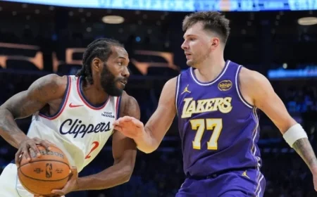 Lakers’ Doncic Criticizes NBA Cup Court as ‘Dangerous’