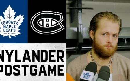 William Nylander Shines in Game Against Montreal Canadiens, Nov 22, 2025