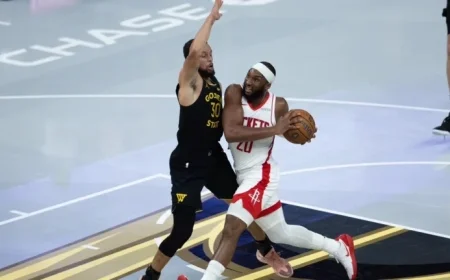 Reed Sheppard’s 31 Points Propel Rockets to 104-100 Win Over Warriors