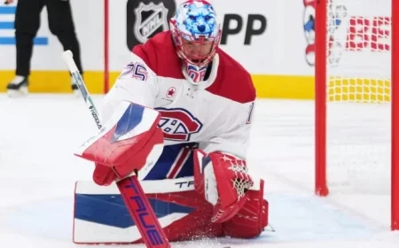Habs Goalie Dobes Set to Start Wednesday Against Mammoth