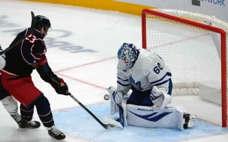 Joseph Woll Shines in Maple Leafs’ Vital Comeback Against Blue Jackets