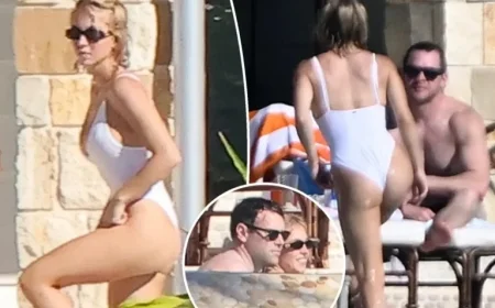 Sydney Sweeney Flaunts Curves in White Swimsuit on Holiday with Scooter Braun