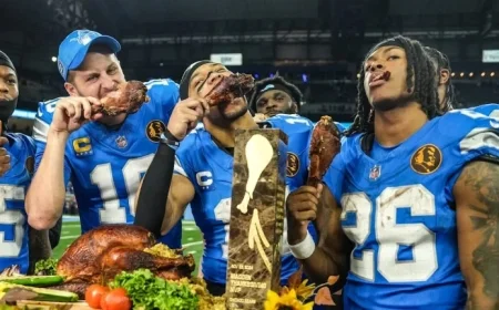 NFL Alters Thanksgiving Kickoff Time for Lions vs. Packers Match
