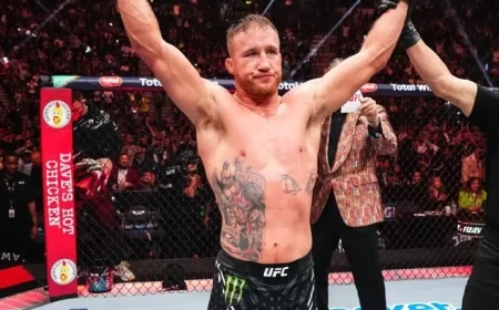Justin Gaethje, Paddy Pimblett Battle for Interim Lightweight Title