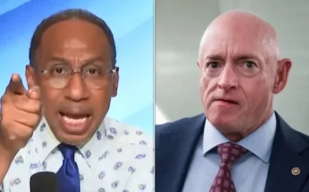 Stephen A. Smith Criticizes Sen. Mark Kelly for Democrats’ ‘Illegal Orders’ Video