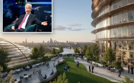 JPMorgan Plans Massive Multibillion-Dollar Tower in Canary Wharf, London