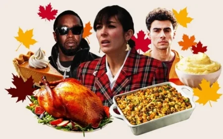 Celebrity Thanksgiving Dishes: What Ghislaine, Diddy, and Luigi Are Enjoying