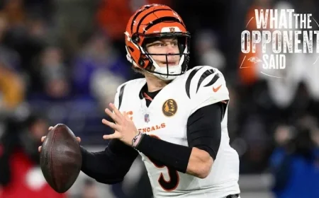 Joe Burrow, Bengals React to Victory Over Ravens