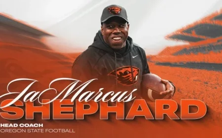 Oregon State Appoints JaMarcus Shephard as Head Football Coach