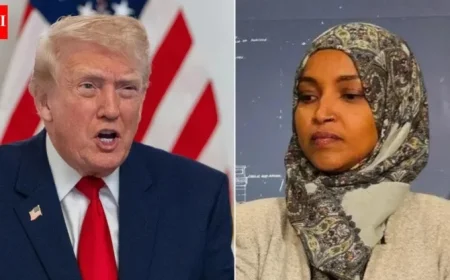 Donald Trump Criticizes Ilhan Omar Amid Immigration Crackdown