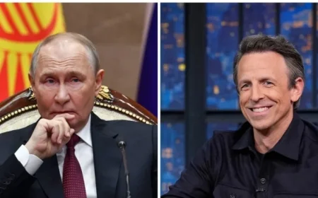 Seth Meyers Ridicules Trump Call Leak, Offers Putin Advice