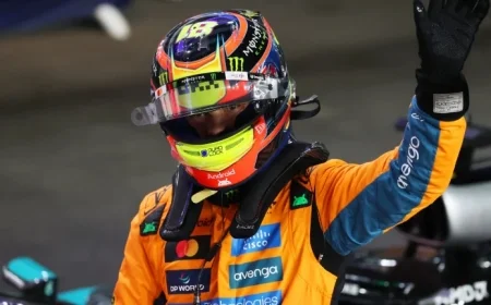 Oscar Piastri Secures Qatar Sprint Pole, Max Verstappen Ends Sixth