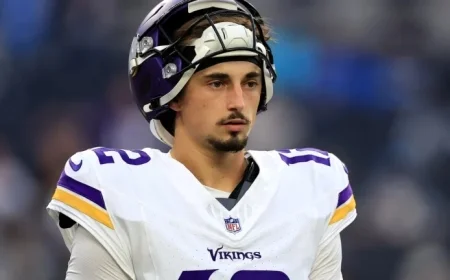 Vikings Start Max Brosmer; J.J. McCarthy Still in Concussion Protocol