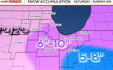 Chicago Braces for Winter Storm: 6-12 Inches of Snow Expected