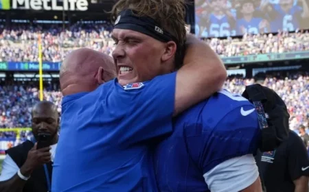 Giants QB Jaxson Dart Discusses Coach Brian Daboll’s Dismissal