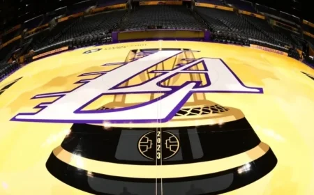 Lakers Remove ‘Dangerous’ NBA Cup Court