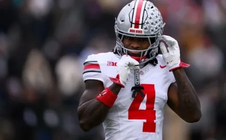 Ohio State Stars Jeremiah Smith and Carnell Tate Injury Update vs. Michigan