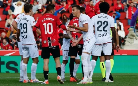 R.C.D. Mallorca – Osasuna ends 2–2 after late sting cancels Muriqi brace