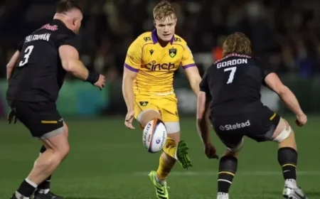 Saints Announce Team Roster for Gallagher Premiership Return at Bristol Bears