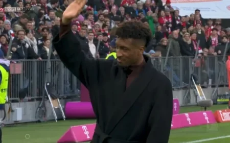 FC Bayern Bids Farewell to Kingsley Coman at Stadium Ceremony
