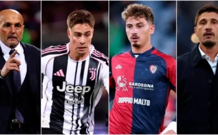 Serie A Live: Juve vs. Cagliari Results and Lineups, Spalletti Boosts Yildiz