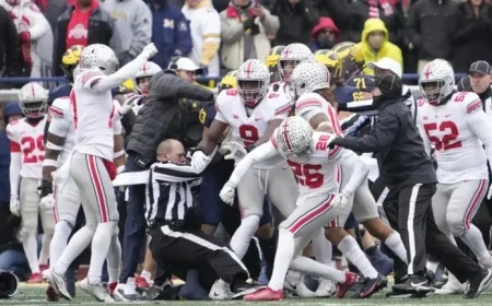 Ohio State-Michigan Clash: Revisiting 2024 Wolverines’ Flag-Planting Incident