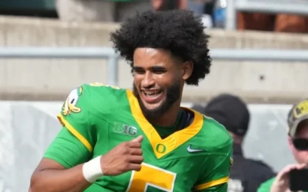 Rece Davis Explores Dante Moore’s Complex NFL Draft Decision