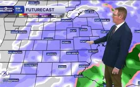 Ann Arbor weather today: Winter Storm Warning, snow ramps up after midday and lingers into Sunday morning