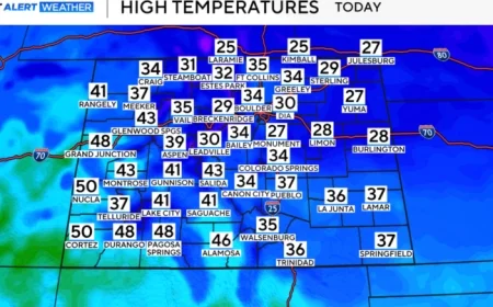 Denver Experiences Season’s First Snowfall