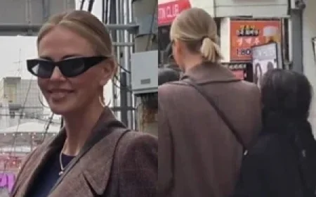 Charlize Theron Seen in Hongdae, Seoul