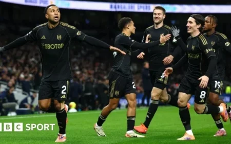 Live Updates: Tottenham Faces Fulham in Premier League Showdown