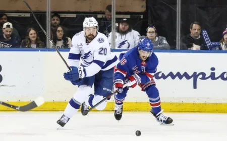 Rangers Seek Victory Against Lightning in MSG Matinee Lineup Showdown