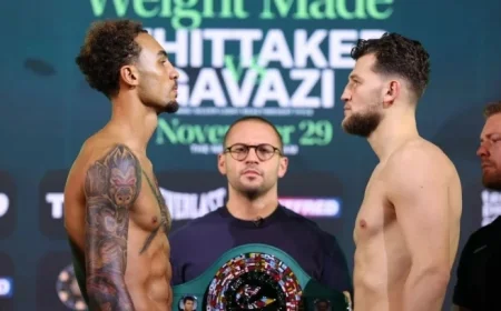 Live Updates: Ben Whittaker Faces Benjamin Gavazi in Birmingham Showdown