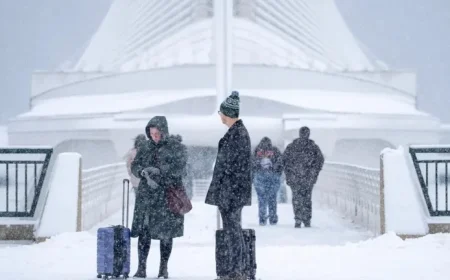 Milwaukee Faces Evening Snowfall at 1 Inch Per Hour