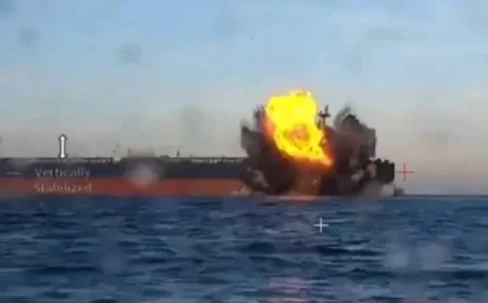 Drone Strikes Damage Russian Oil Terminal in Black Sea amid Ukraine Conflict