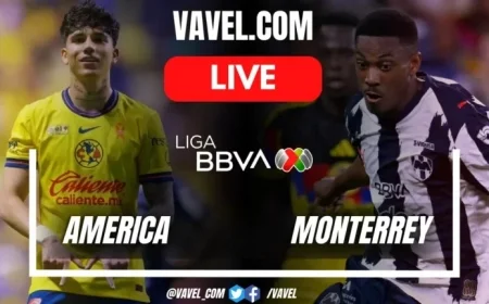 Live Score Updates: America vs Monterrey in Liga MX Clash