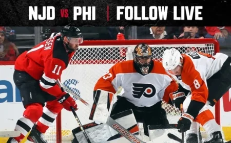 Devils Faceoff Against Flyers: Live Updates